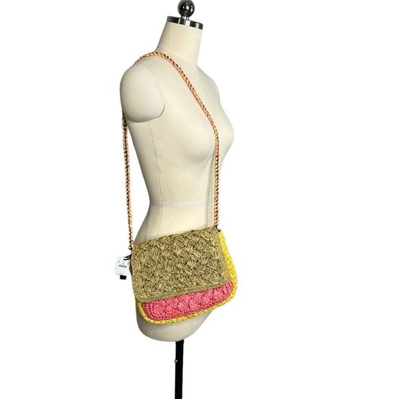 J Crew Pastel Woven Purse - Picture 2 of 8